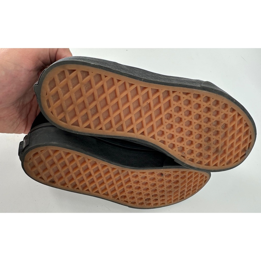 Vans Ward V Mid Black Suede Canvas Strap Skate Shoes Kids Youth Size 3 500714 - Picture 7 of 9
